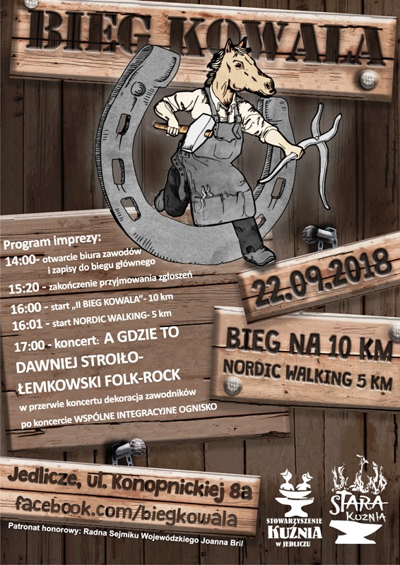plakat bieg